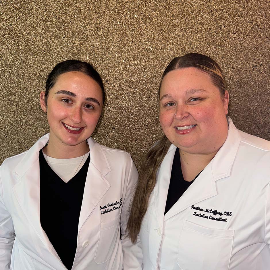 Heather McCaffrey & Sarah Goodwin, Lactation Consultants